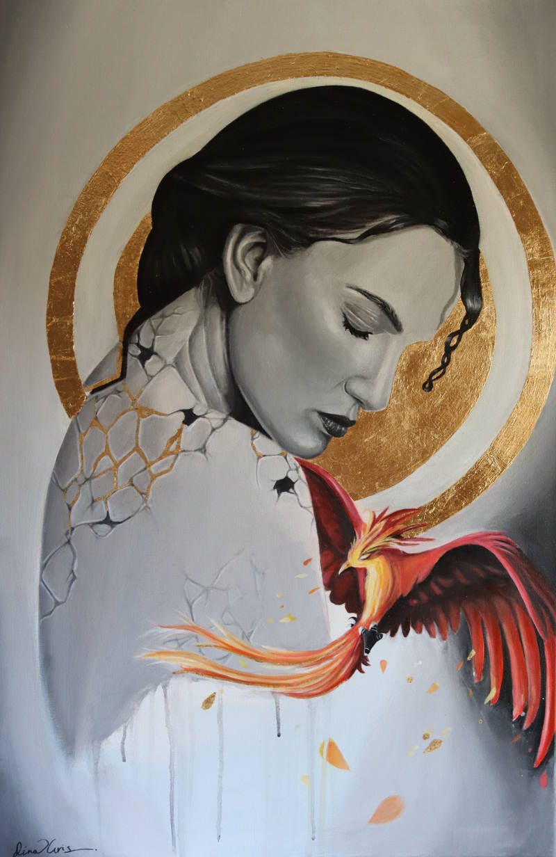 Revival painting by Dina Gris Studio