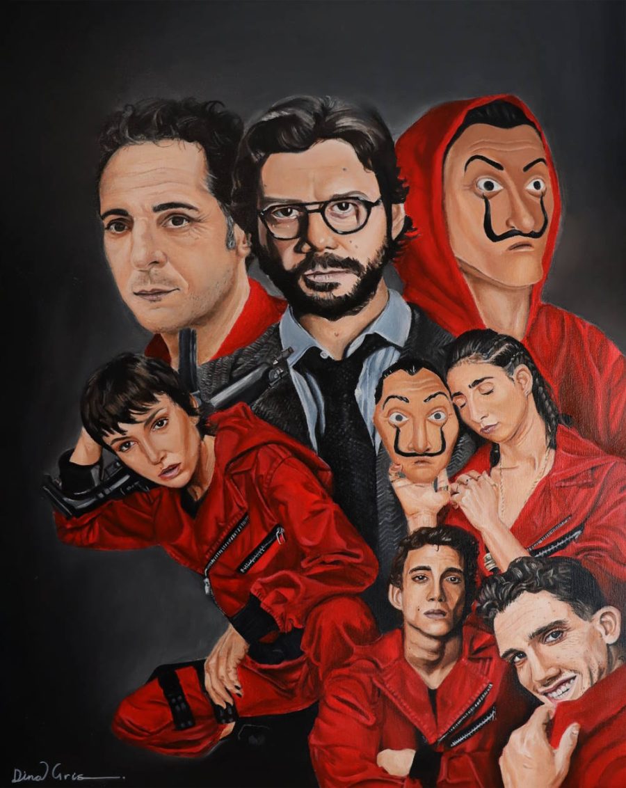 La Casa de Papel Canvas Print2