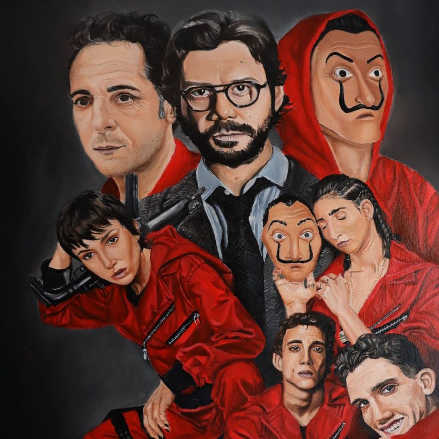 La Casa de Papel Canvas Print2