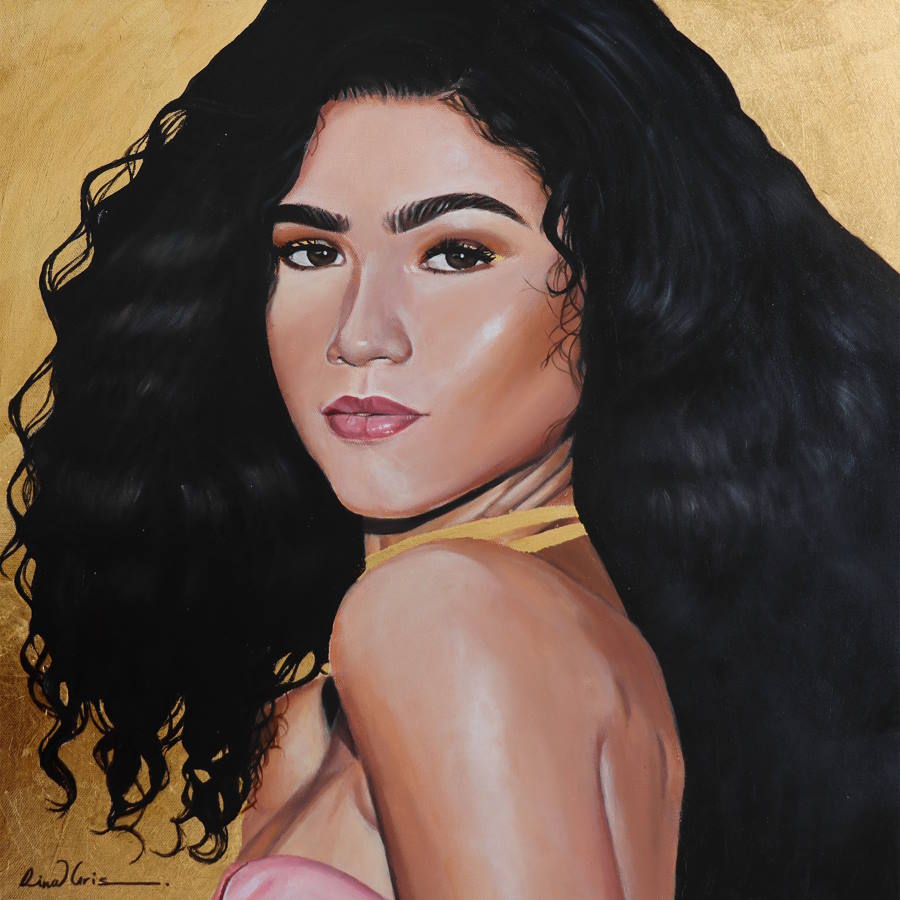 Gold & Grace - Zendaya Canvas Prints