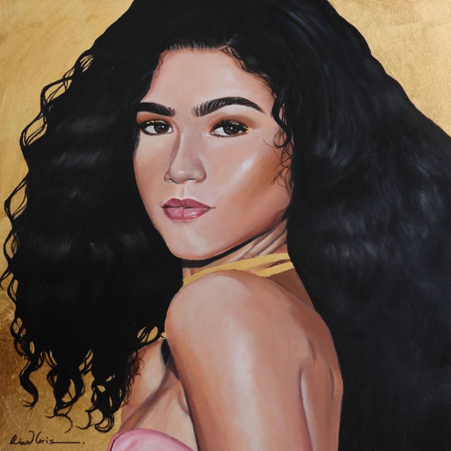 ZENDAYA original painting