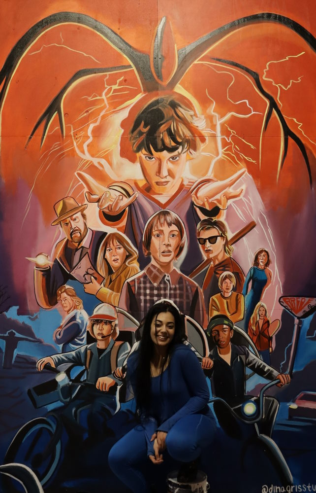 stranger things mural IYC bundoora